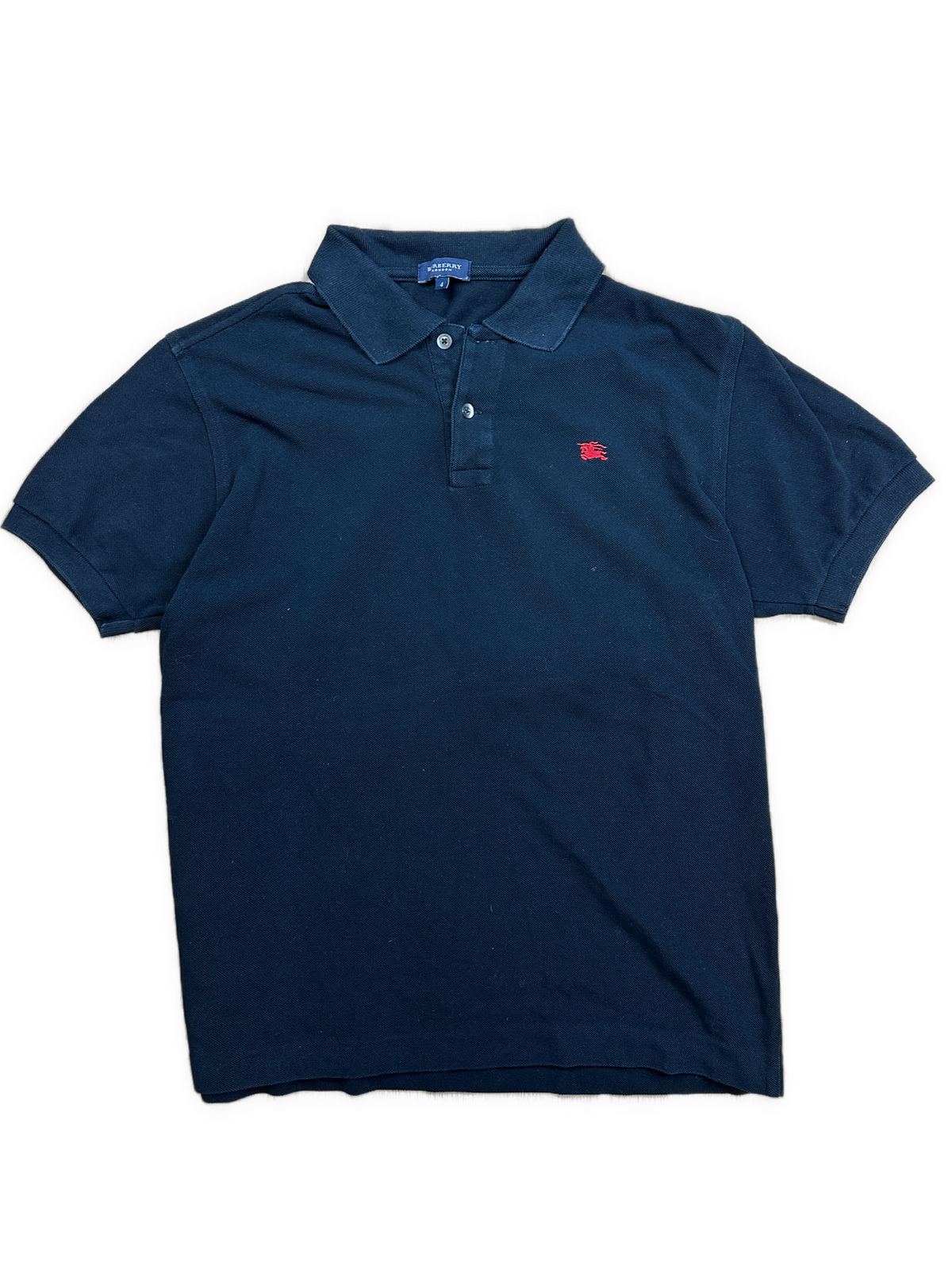 vintage black Burberry polo {L}