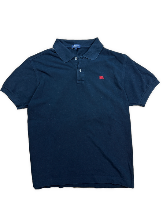 vintage black Burberry polo {L}
