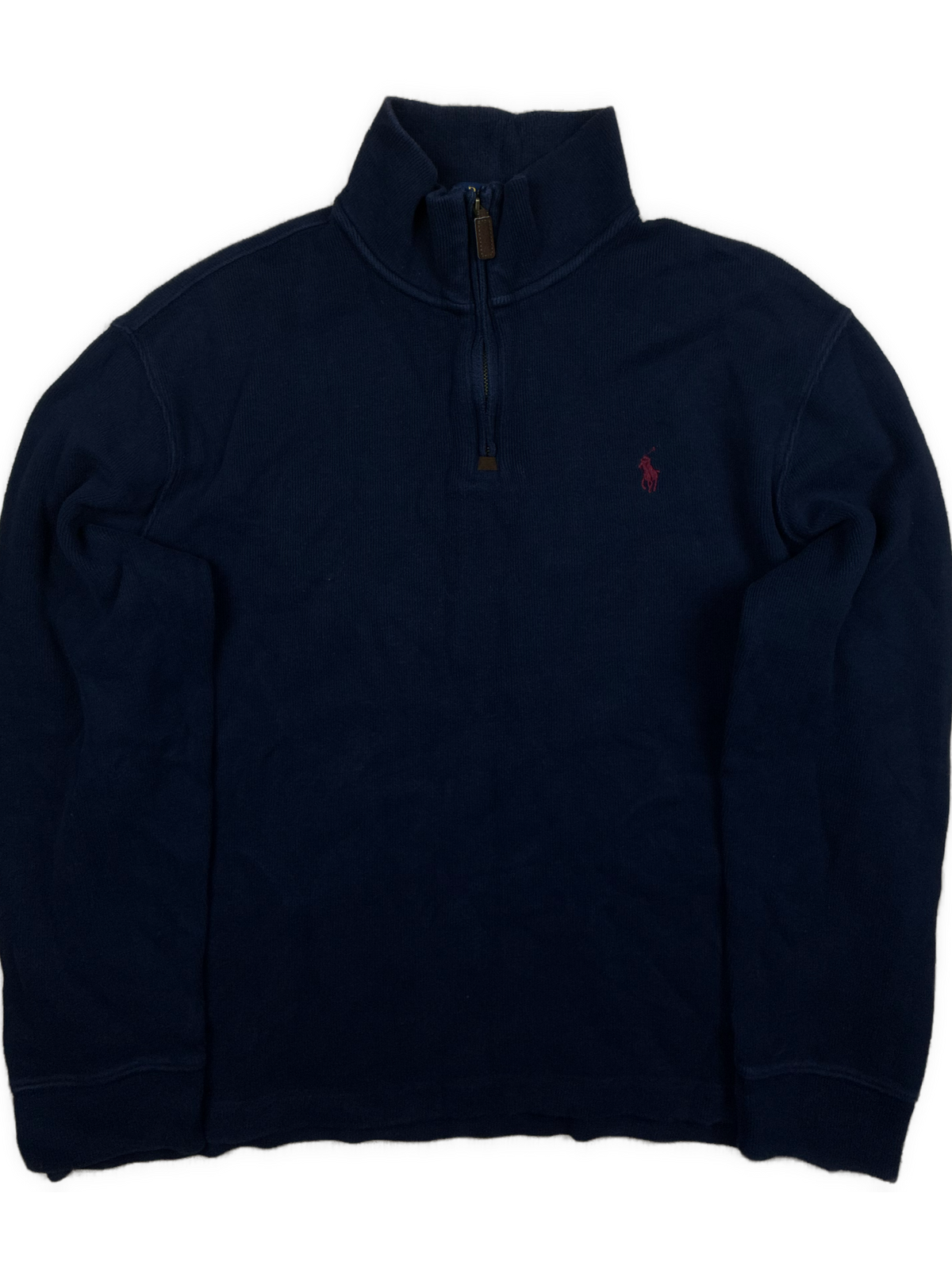 vintage navyblue Polo Ralph Lauren quarterzip {L}