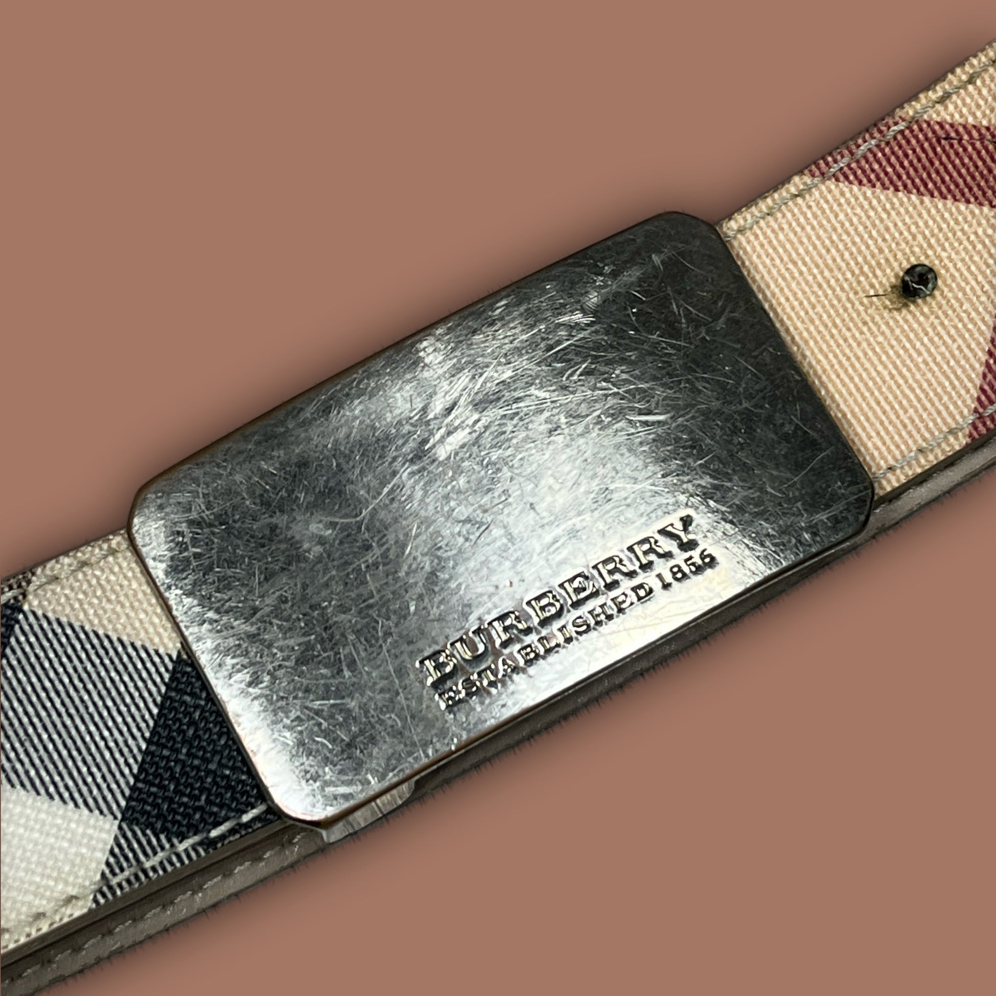 vintage Burberry belt