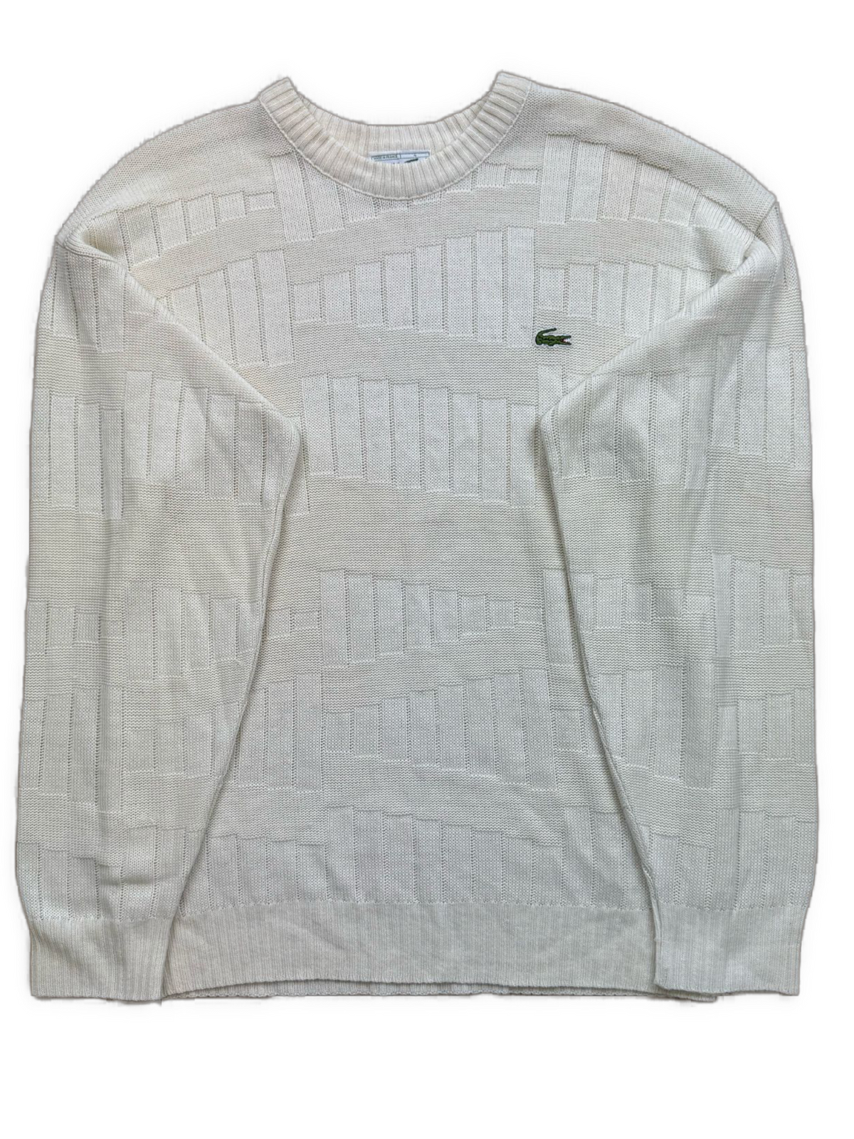 vintage beige Lacoste knittedsweater {M}