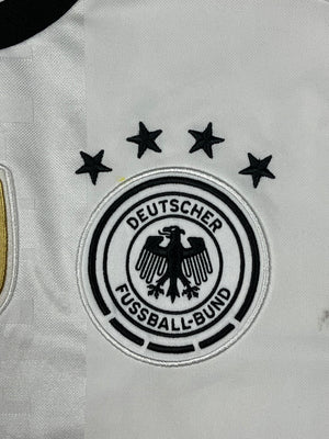 white Adidas Germany home jersey {S}