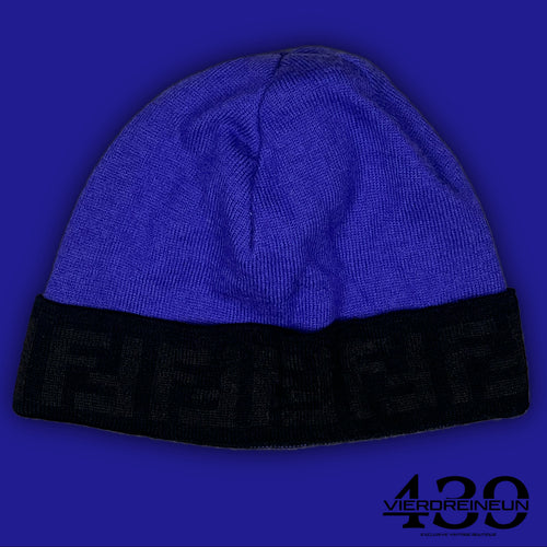 vintage purple Fendi beanie