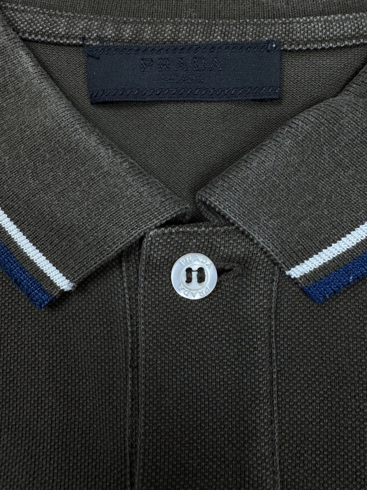 khaki Prada polo {XL}