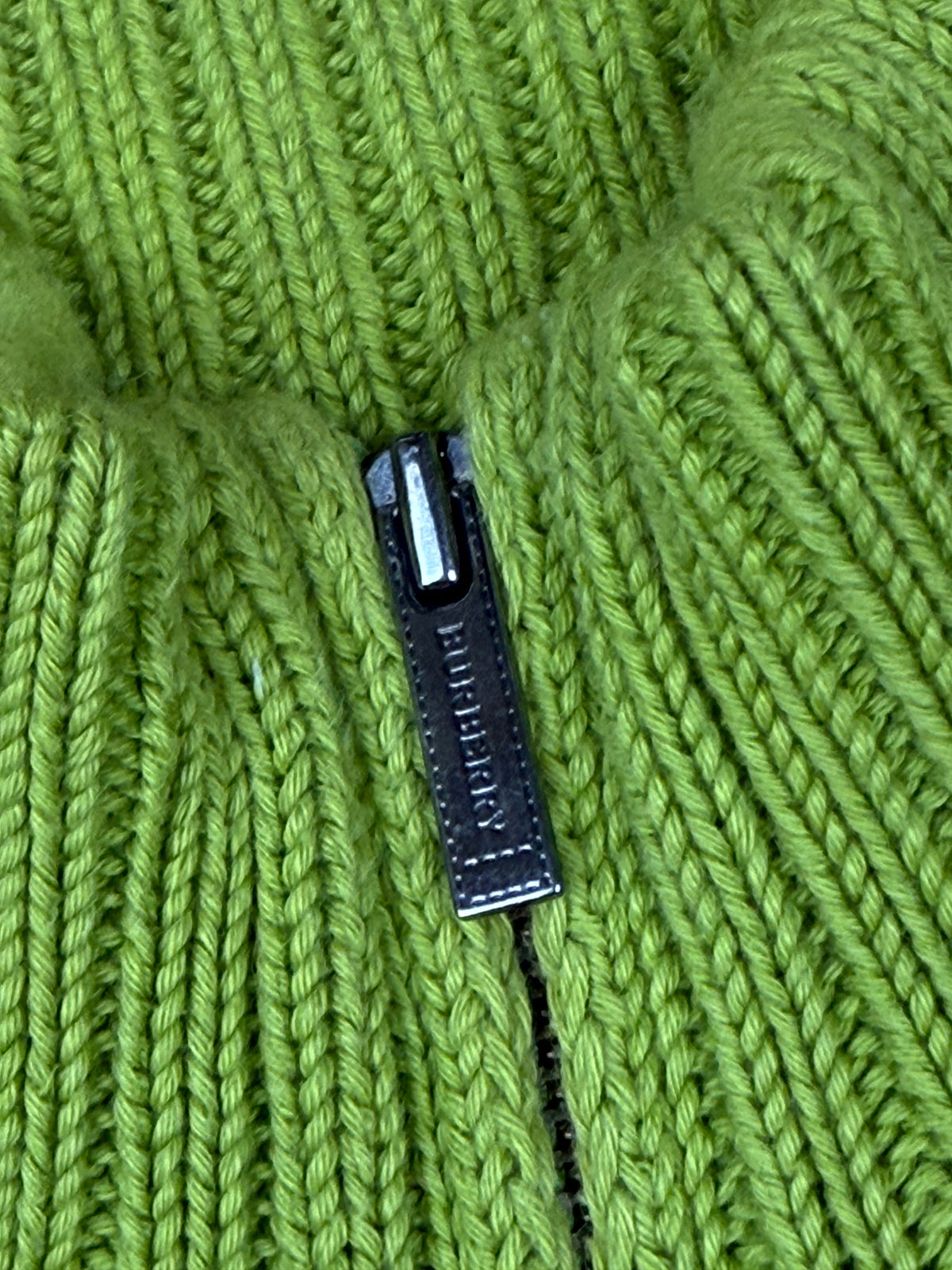 vintage Burberry quarterzip {L}