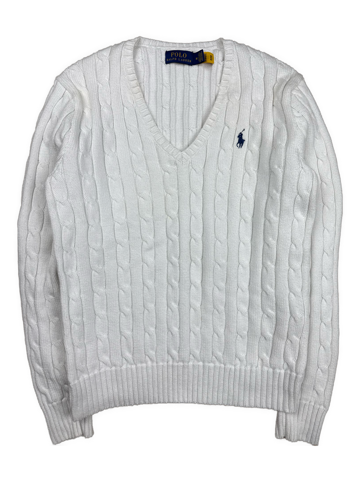 white Polo Ralph Lauren knittedsweater {S}