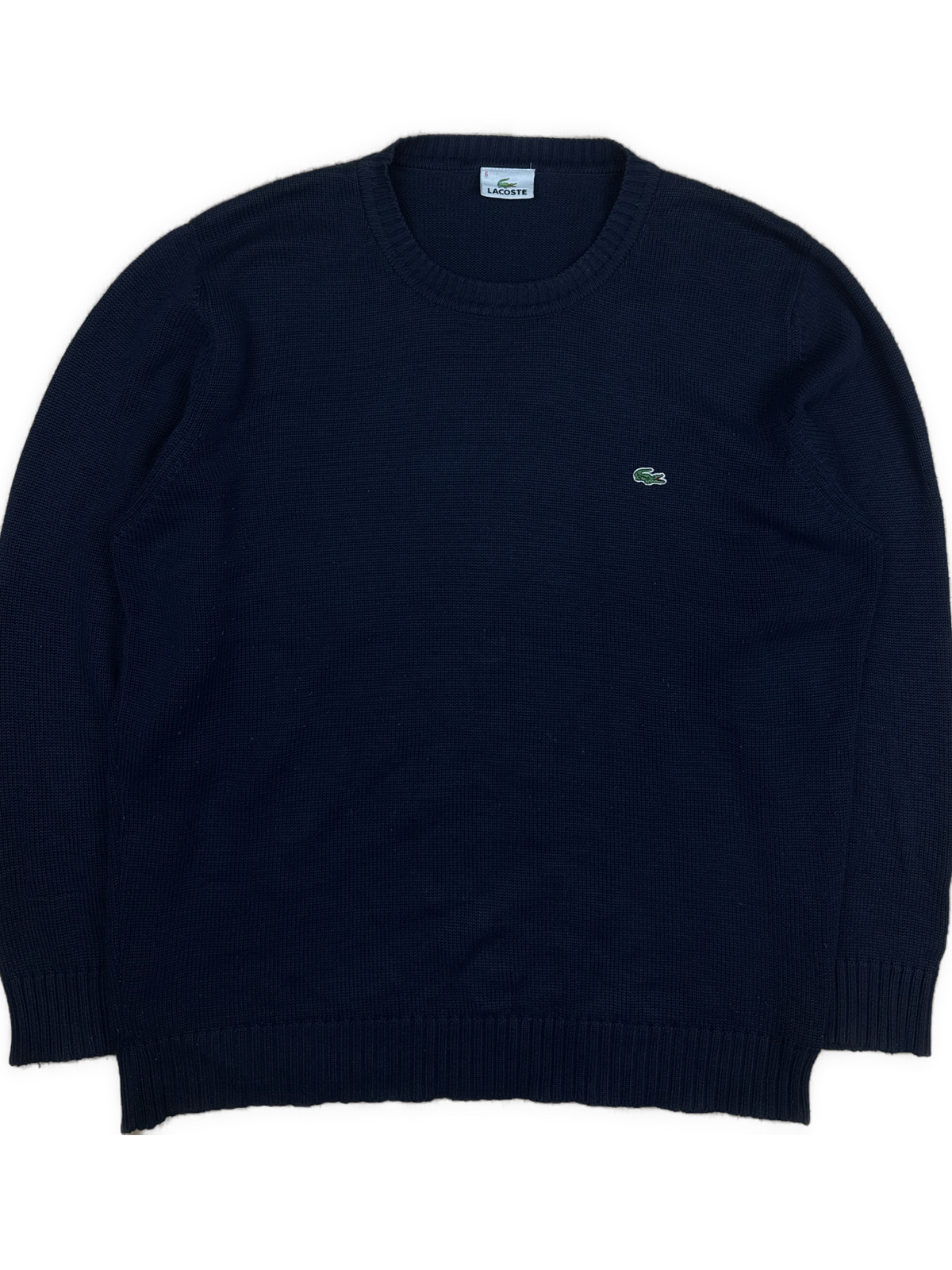 vintage navyblue Lacoste knittedsweater {L}