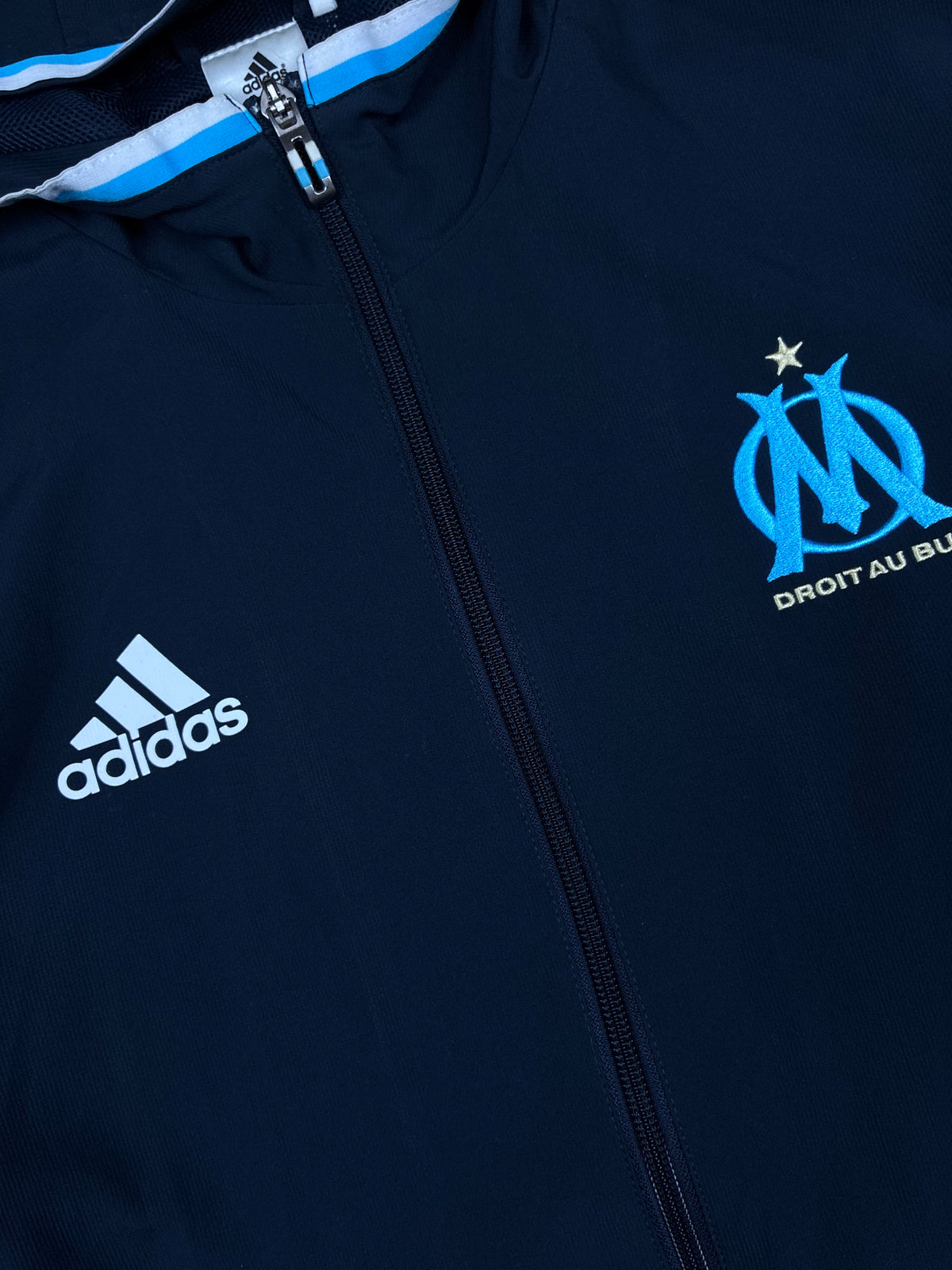 vintage Adidas Olympique Marseille windbreaker {L}