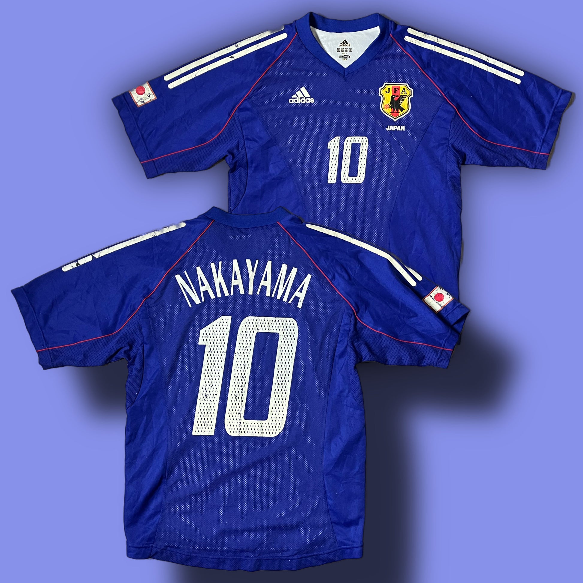 vintage Adidas Japan NAKAYAMA10 2002-2003 home jersey {L}