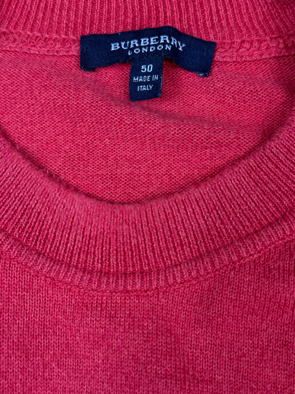 vintage Burberry knittedsweater {L}