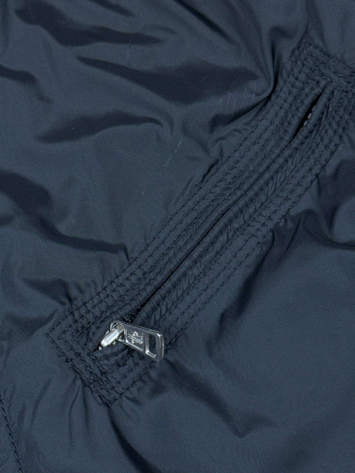 vintage black Moncler windbreaker {XL}