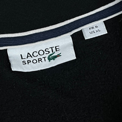 black Lacoste sweatjacket {L}