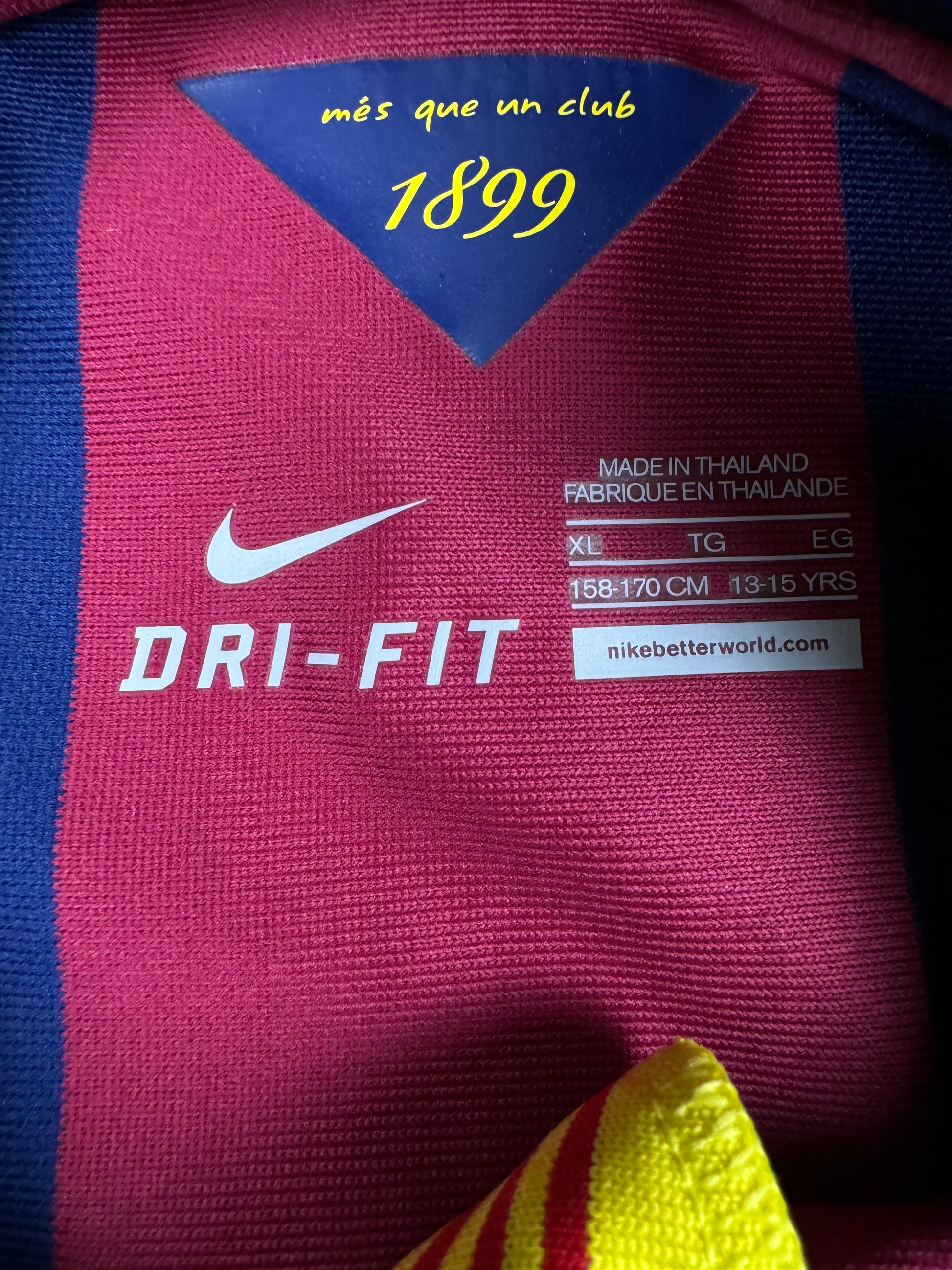vintage Nike Fc Barcelona home jersey {S}