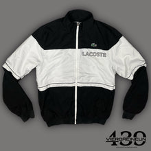 Cargar imagen en el visor de la galería, black/white Lacoste windbreaker {XS}
