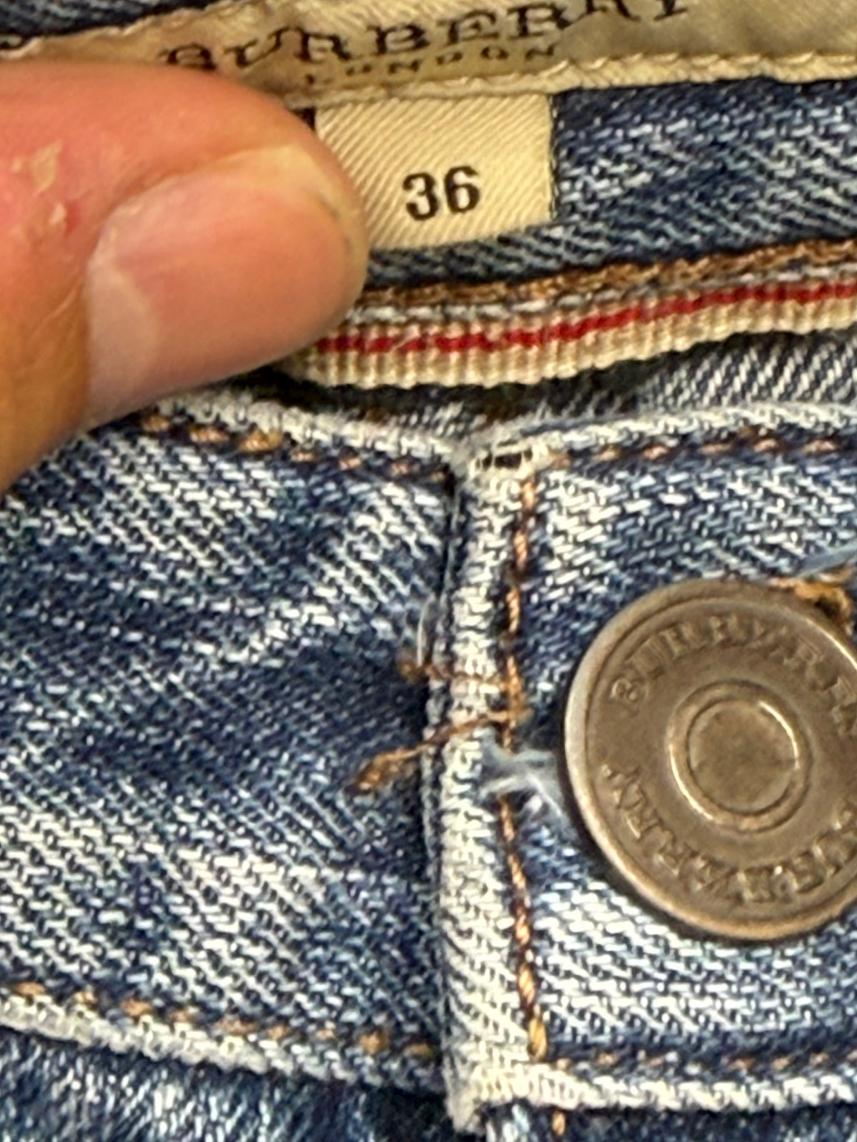 vintage Burberry jeans