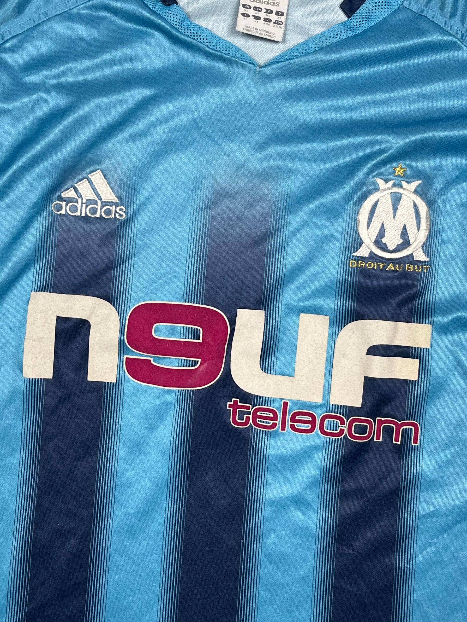 vintage Adidas Olympique Marseille home jersey {XL}