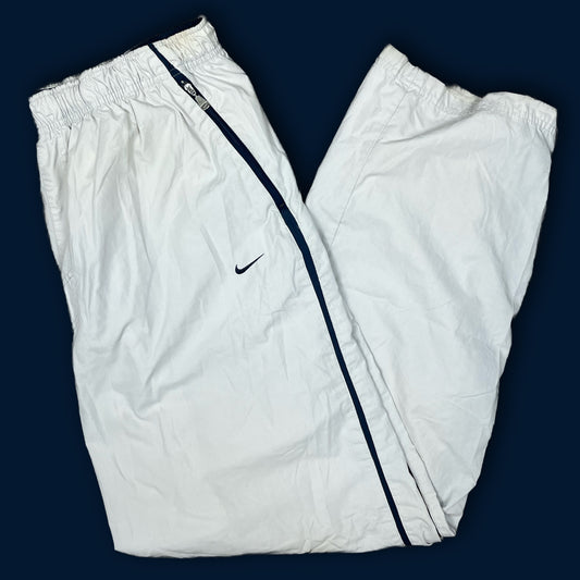 vintage white Nike trackpants {XL}