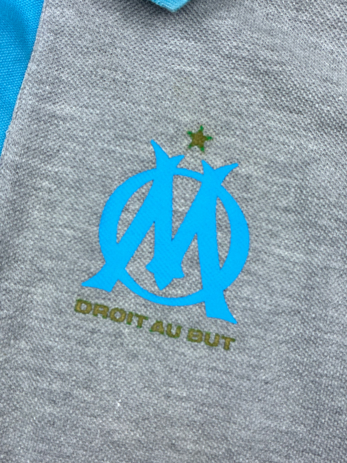 vintage Adidas Olympique Marseille polo {S}