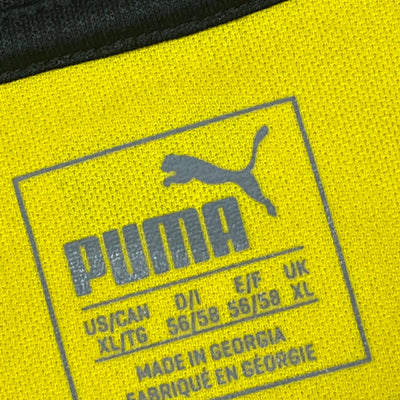 yellow puma Borussia Dortmund 2017-2018 home jersey {XL}