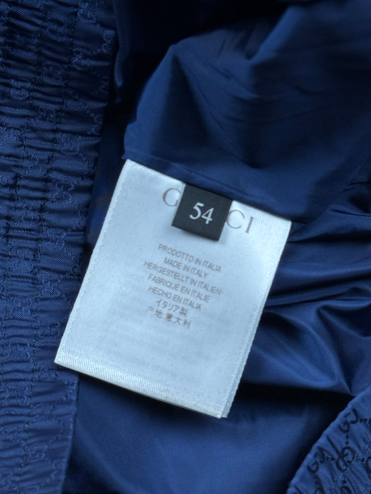 vintage navyblue Gucci monogram windbreaker