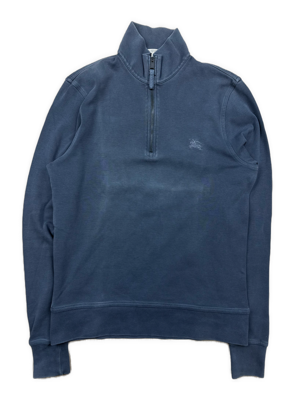 vintage Burberry quarterzip {S}