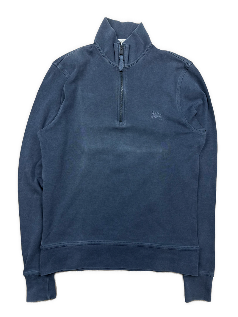 vintage Burberry quarterzip {S}
