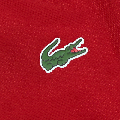 red Lacoste windbreaker {S}