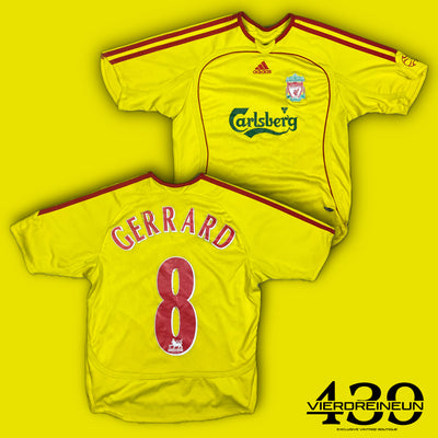 vintage Adidas Fc Liverpool GERRARD8 2006-2007 away jersey {XXS}