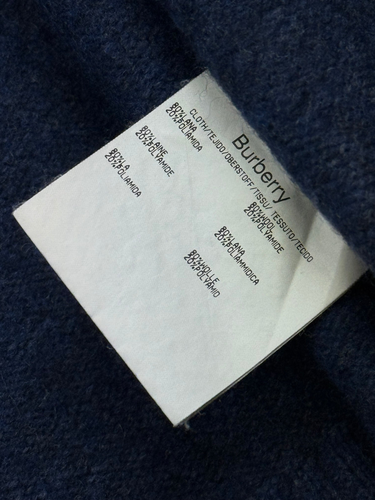 vintage navyblue Burberry sweatjacket