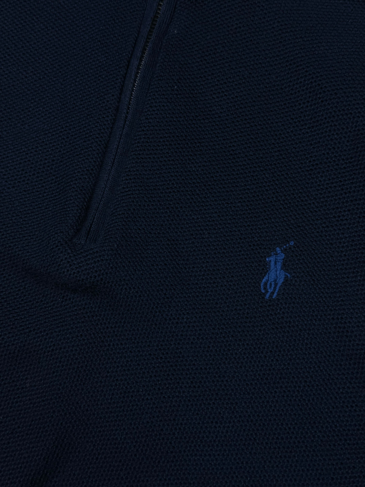 navyblue Polo Ralph Lauren quarterzip {S}