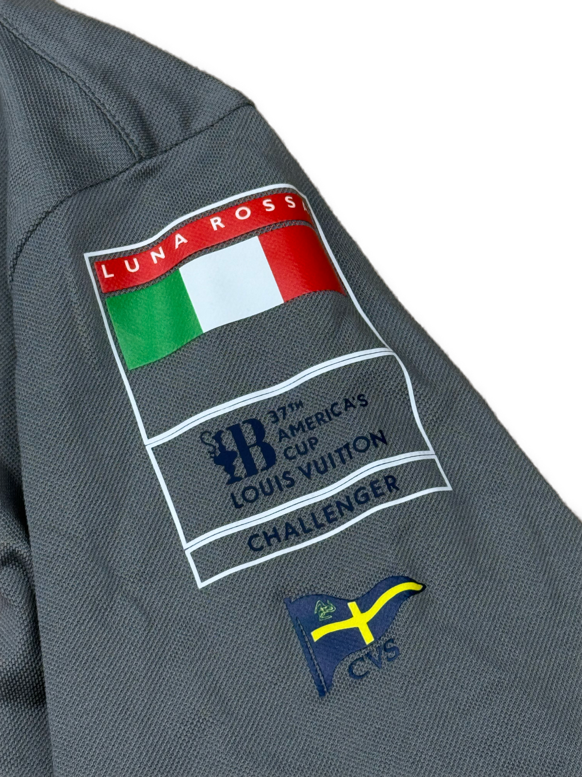 grey Prada Luna Rossa polo