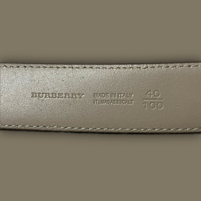 vintage Burberry belt