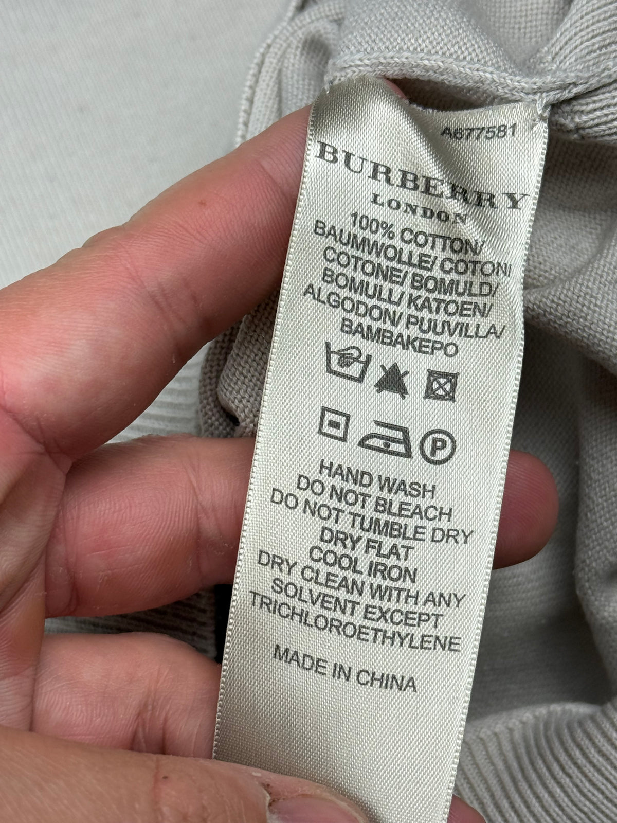 vintage Burberry knittedsweater