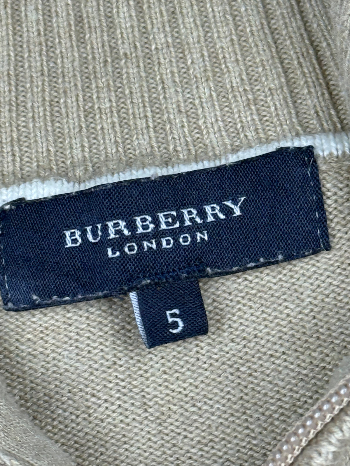 vintage Burberry sweatjacket