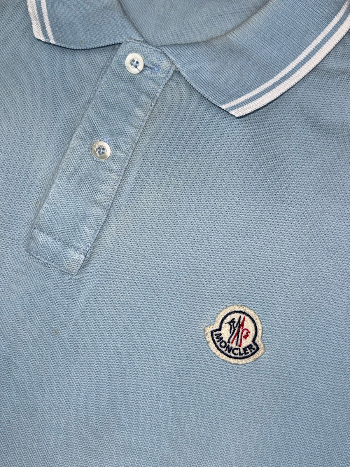 vintage babyblue Moncler polo
