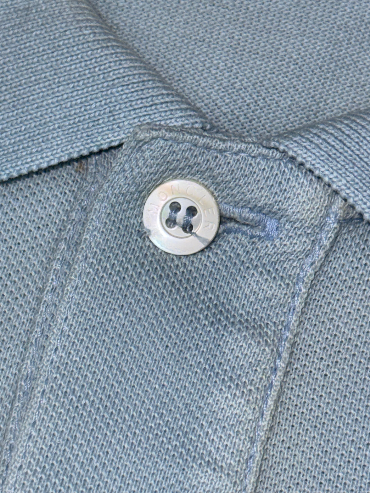 vintage babyblue Moncler polo