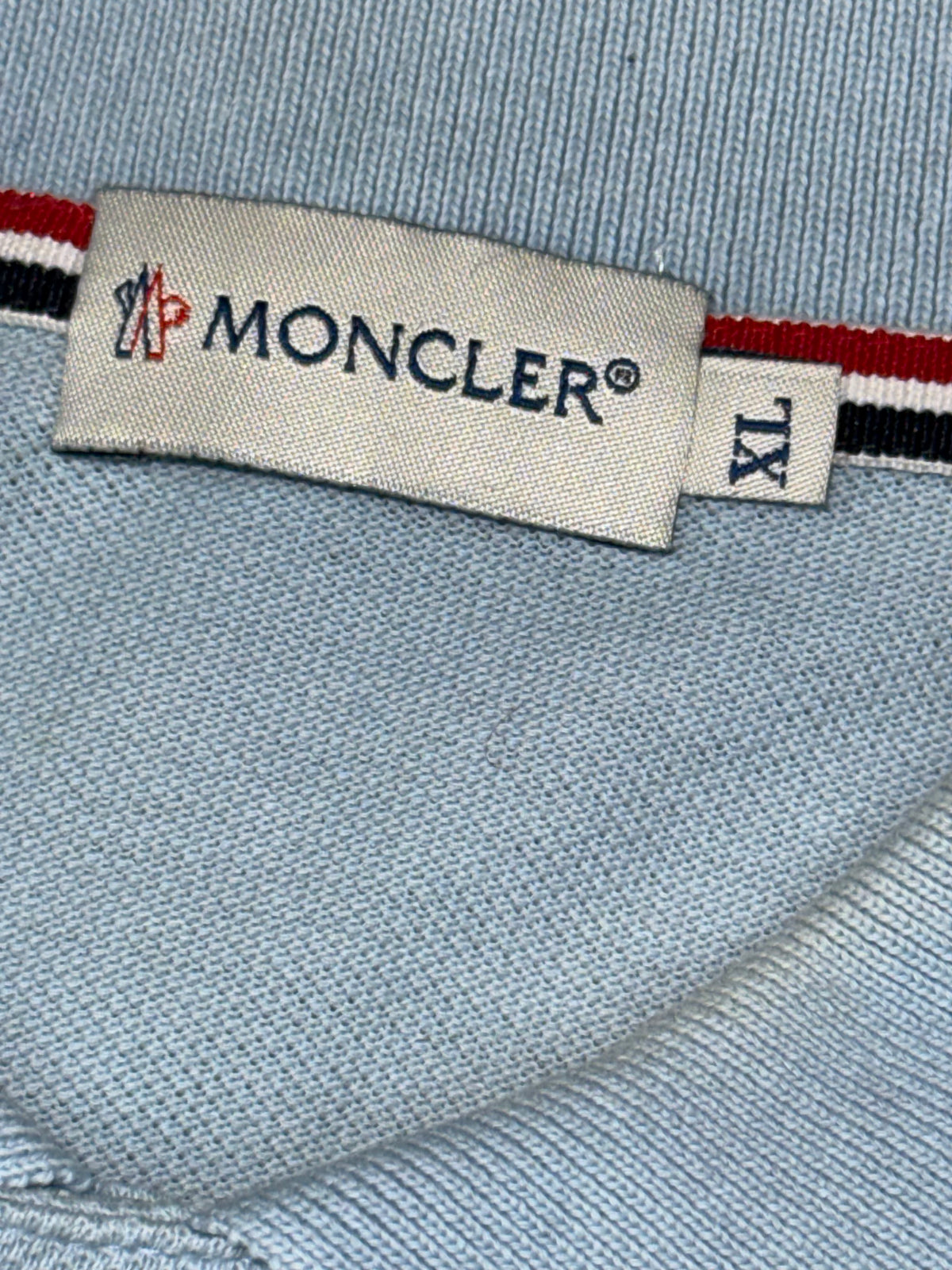 vintage babyblue Moncler polo