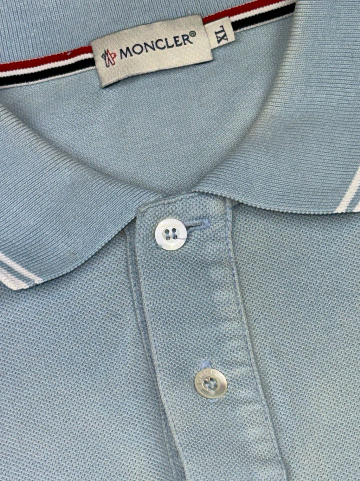 vintage babyblue Moncler polo