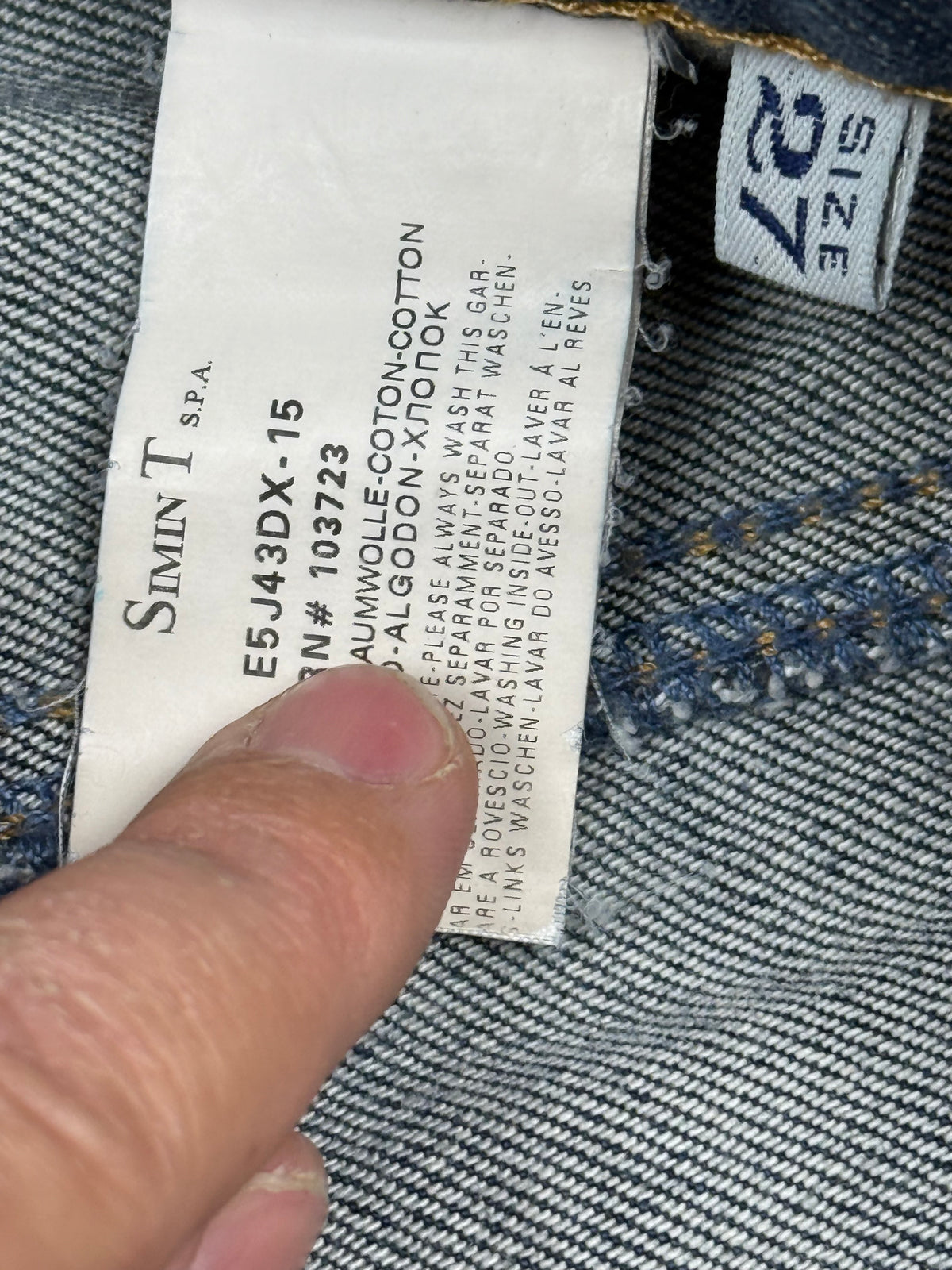 vintage Armani jeans