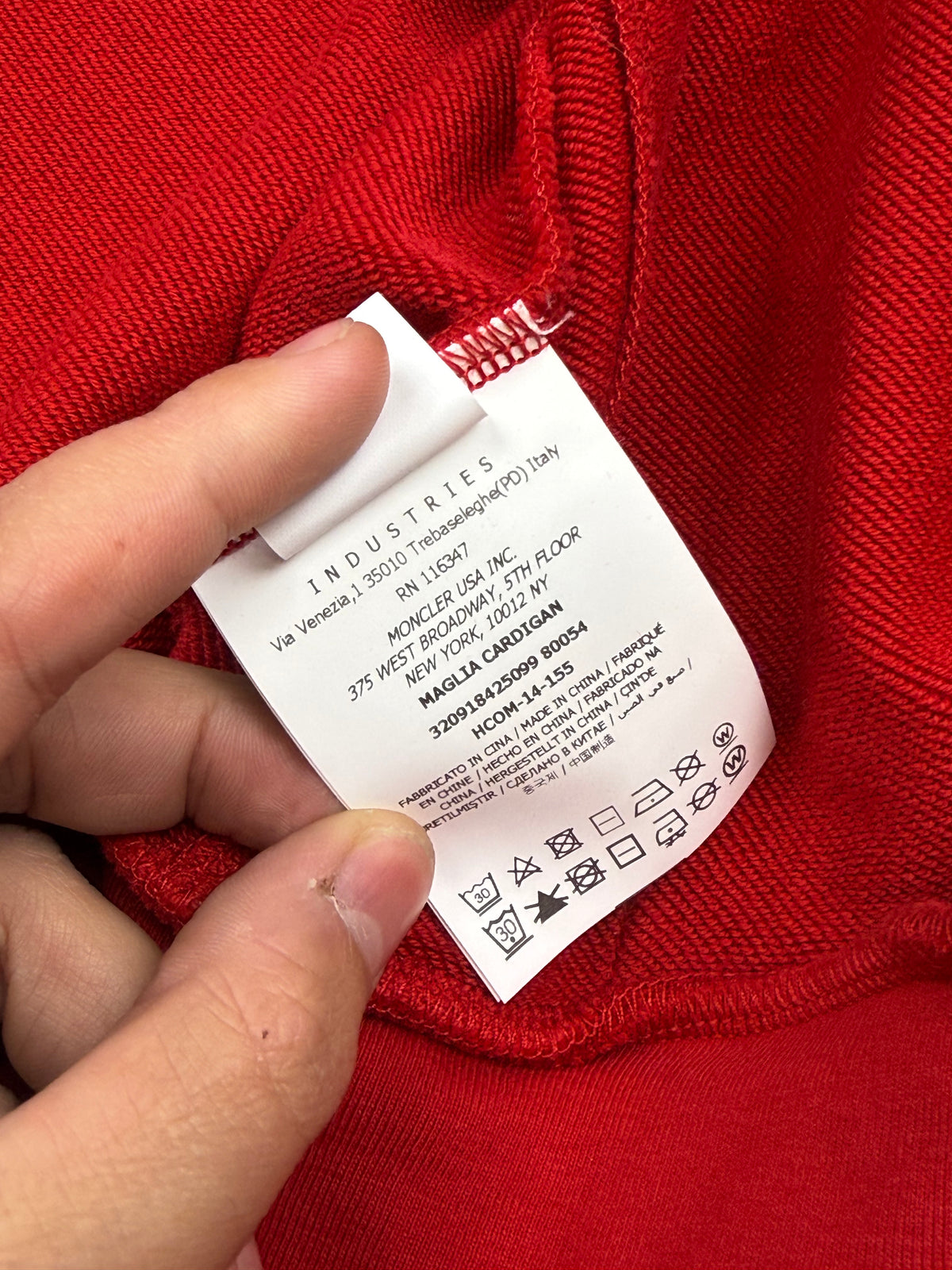 vintage Moncler sweatjacket