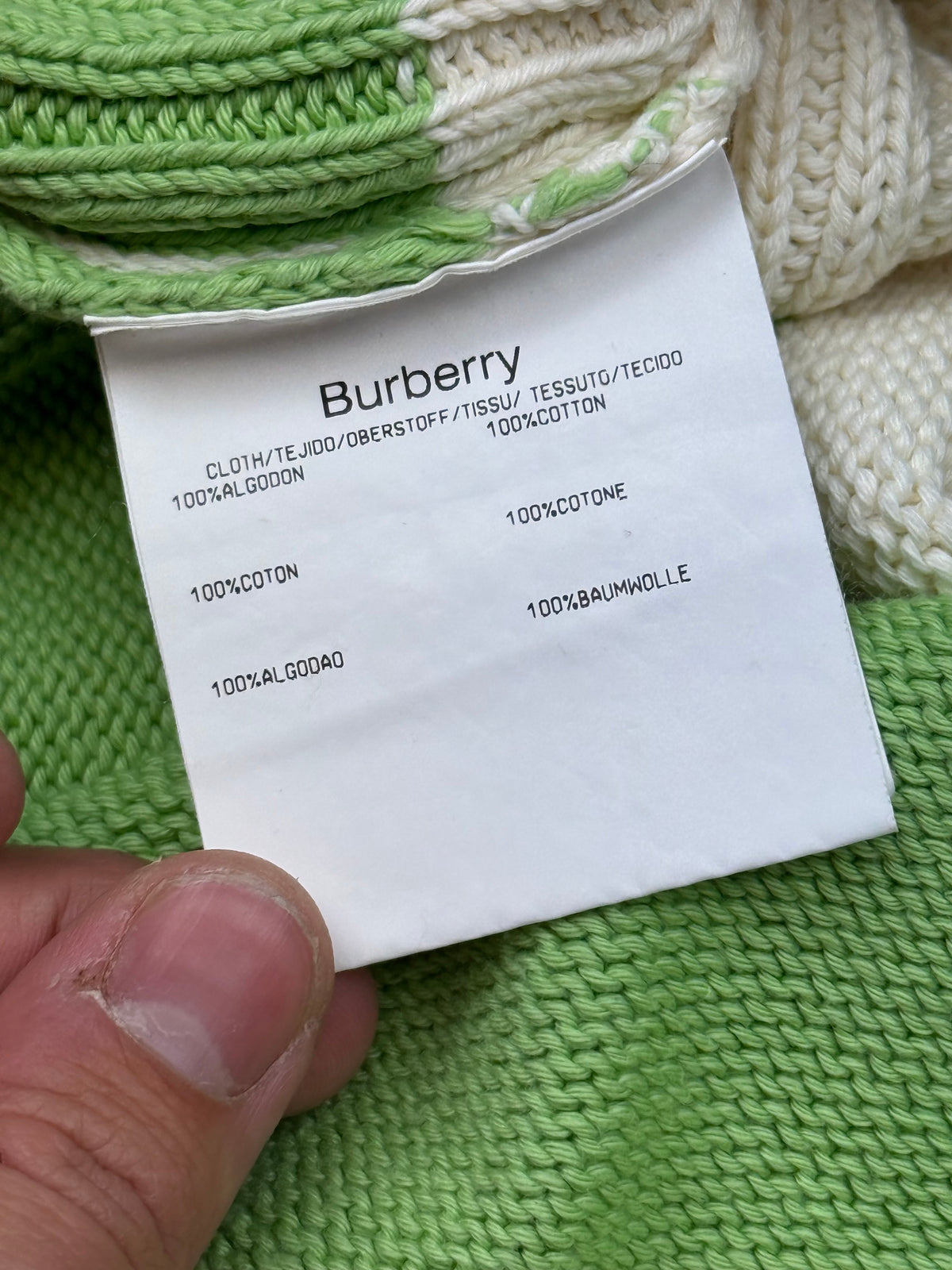 vintage Burberry knittedsweater