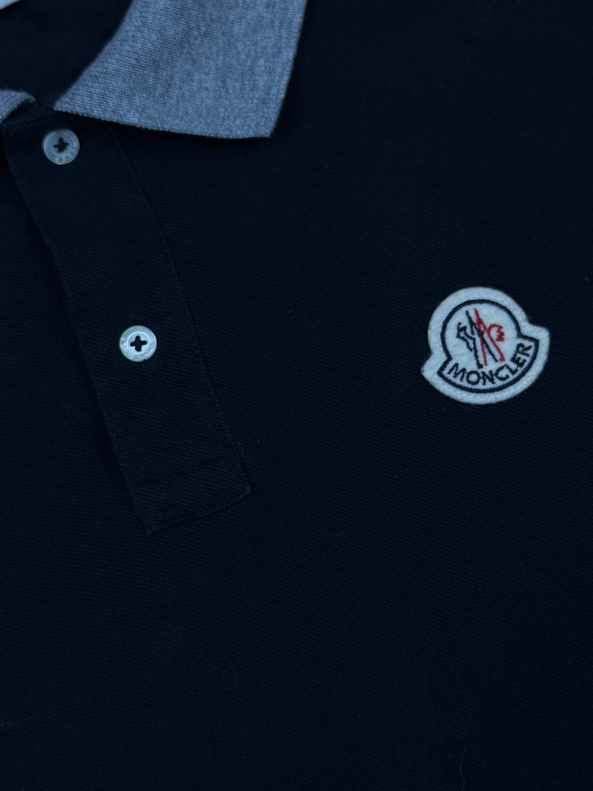 vintage black Moncler polo