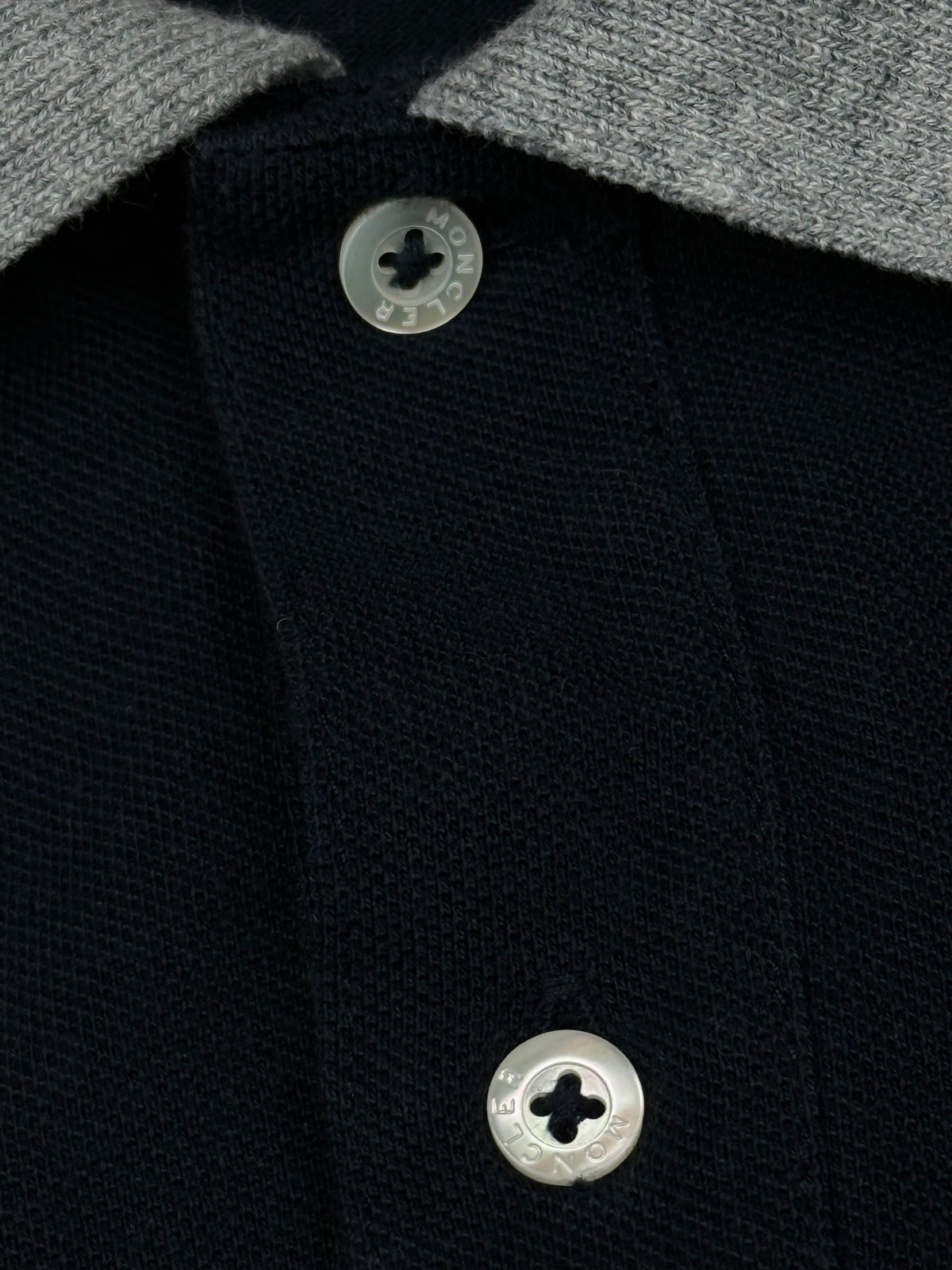 vintage black Moncler polo
