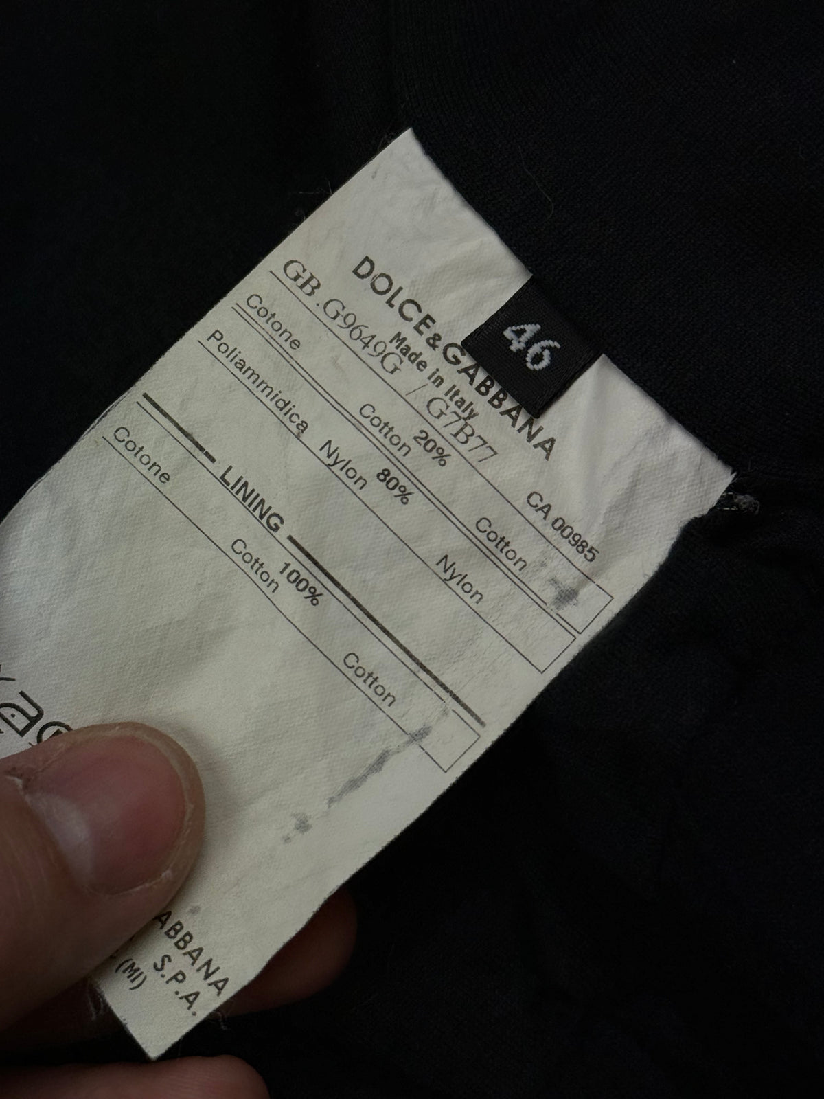 vintage Dolce & Gabbana windbreaker