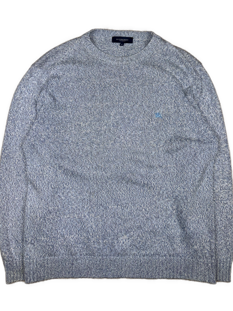 vintage babyblue Burberry knittedsweater