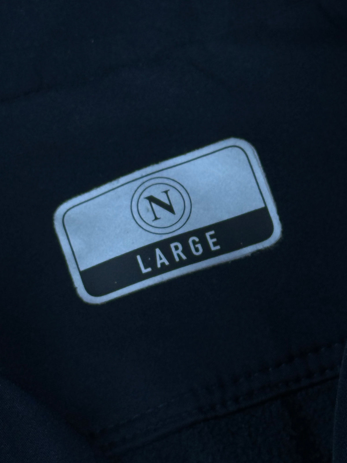 black EA7 Emporio Armani SSC NAPOLI vest
