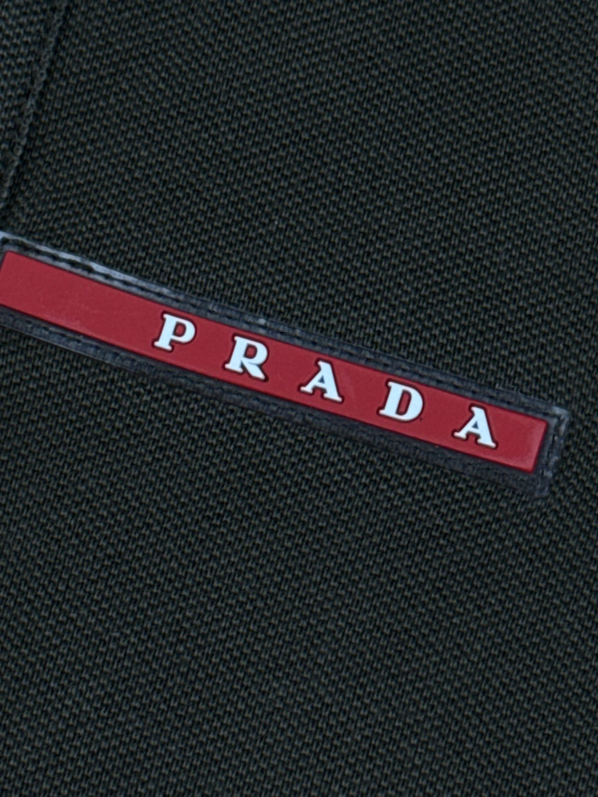 khaki Prada polo