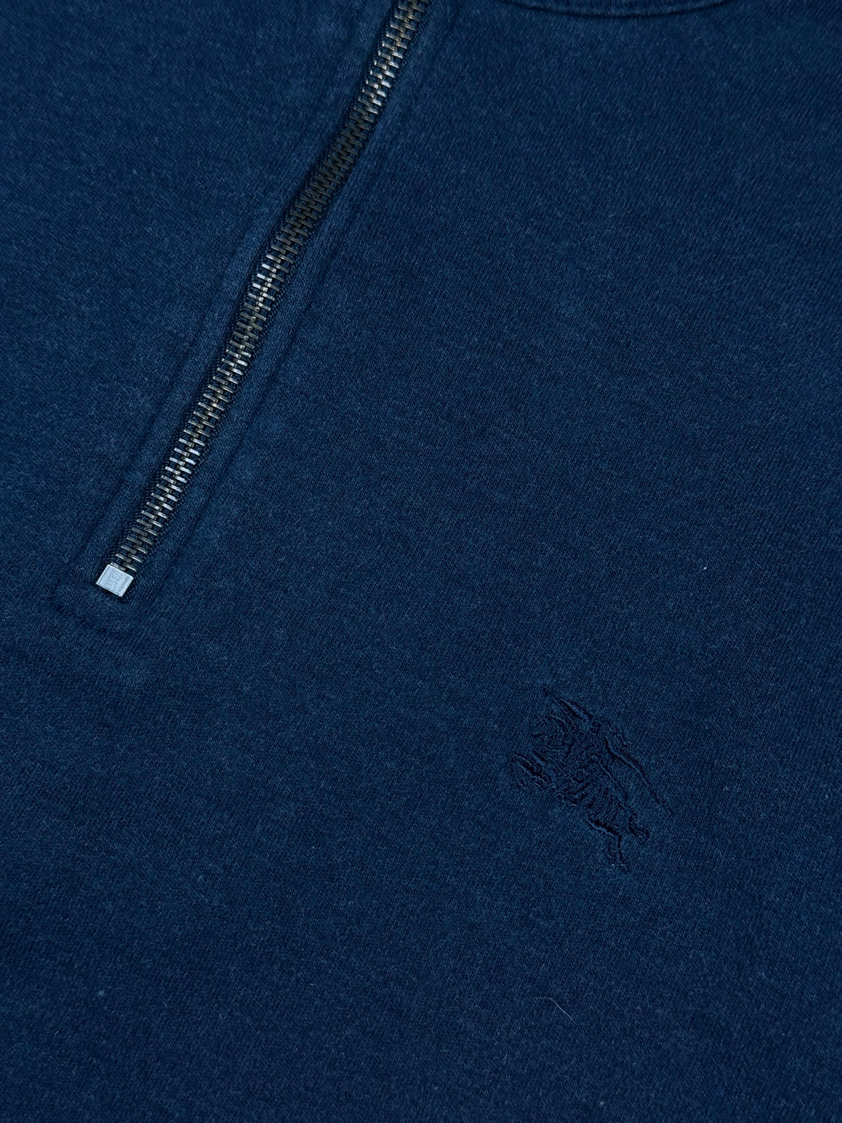 vintage navyblue Burberry quarterzip