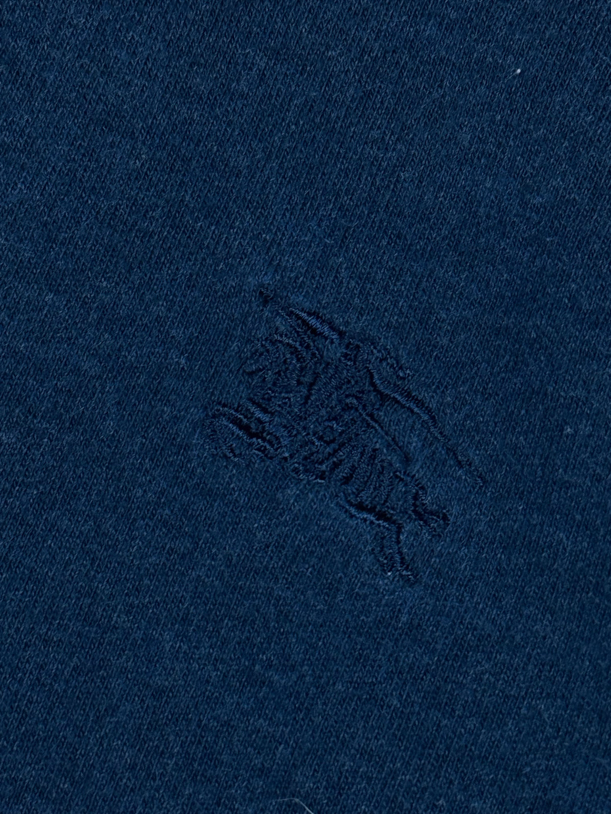 vintage navyblue Burberry quarterzip