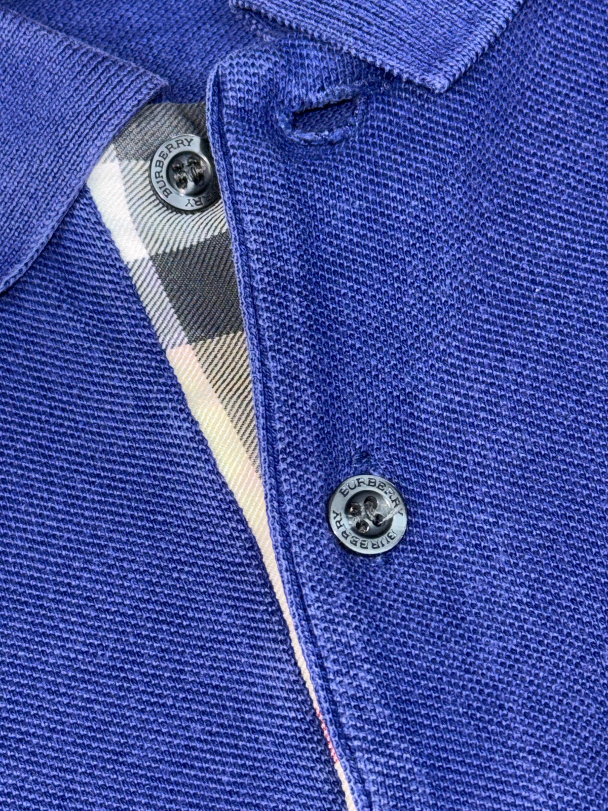 vintage purple Burberry polo